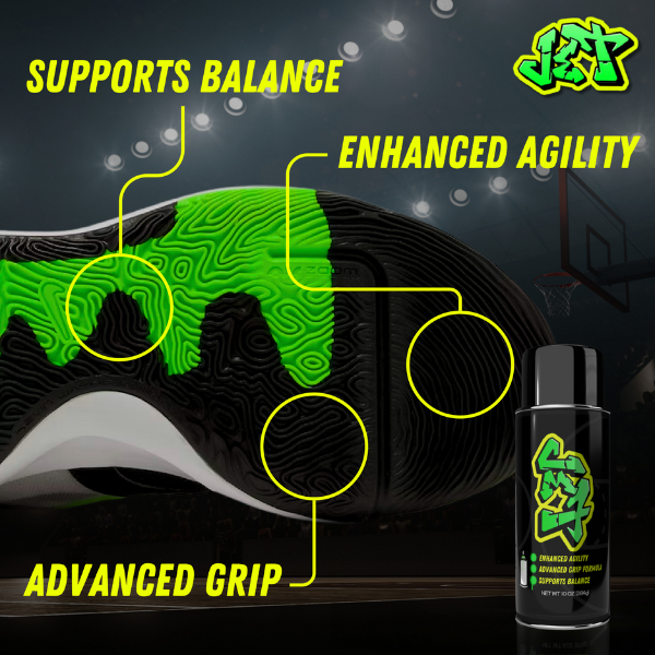 JET - The Ultimate Basketball Shoe Sole Grip Spray